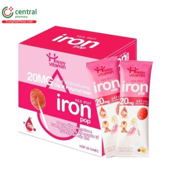 Kẹo mút Iron Pop Happy Vitamin