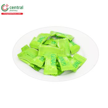 Kẹo Genat Lime and Lemongrass candy Chanh Sả giảm ho, giảm đau rát họng