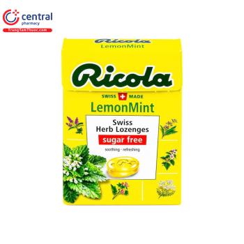 Kẹo ngậm không đường Ricola Lemon Mint 40g