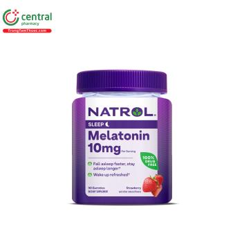 Kẹo ngủ Natrol Melatonin 10mg