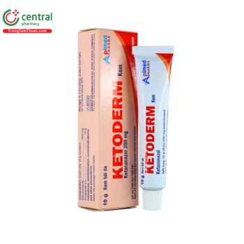 Thuốc Ketoderm 10g Apimed - thuốc bôi điều trị nấm ngoài da