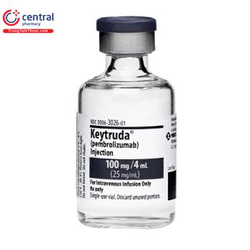 Thuốc Keytruda 100mg/4ml điều trị các loại ung thư khác nhau
