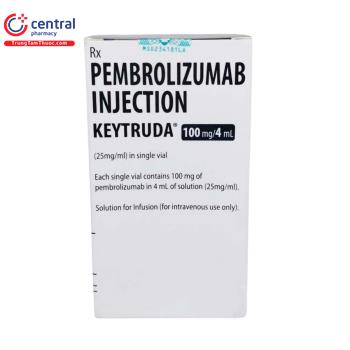 Thuốc Keytruda 100mg/4ml điều trị các loại ung thư khác nhau
