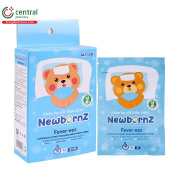 Khăn Hạ Sốt Thảo Dược NewbornZ 