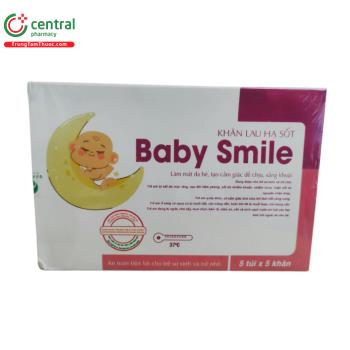 Khăn Lau Hạ Sốt Baby Smile