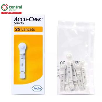 Kim lấy máu Accu-Chek Softclix hộp 25 que