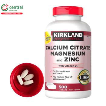 Kirkland Calcium Citrate Magnesium and ZinC