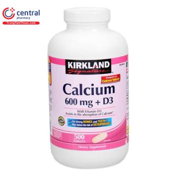 Kirkland Signature Calcium 600 mg + D3