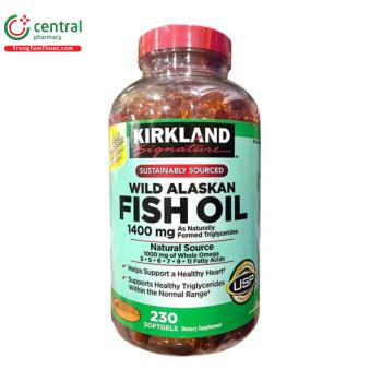 Kirkland Wild Alaskan Fish Oil 1400mg