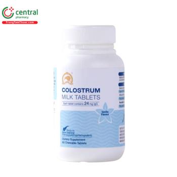 Kiwi Golden Kiwi Colostrum Milk Tablets 24IgG Vanilla Flavour 