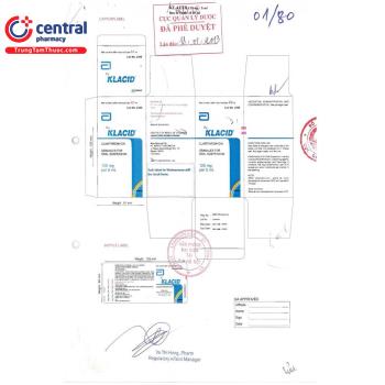 Thuốc Klacid 125mg/5ml: Chỉ định và lưu ý sử dụng
