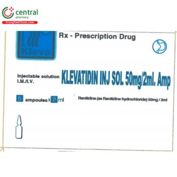 Klevatidin Inj Sol 50mg/2ml Amp