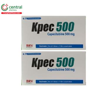 Thuốc Kpec 500 điều trị ung thư vú di căn giá bao nhiêu?