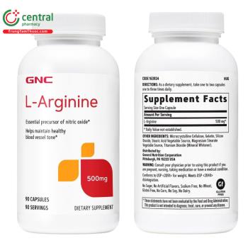 L-Arginine 500mg GNC