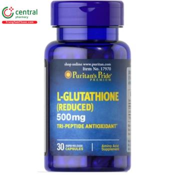 thuốc glutathione 500mg Thuốc L-Glutathione Reduced 500mg chống oxy hóa, ngăn ngừa lão hóa da