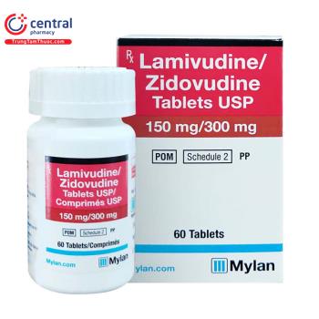Lamivudine/Zidovudine Tablets USP 150mg/300mg Mylan