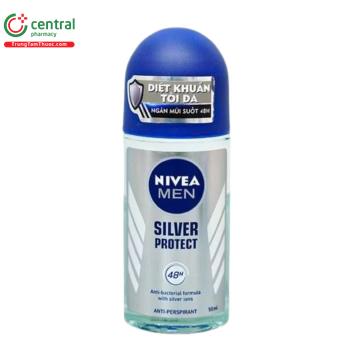 Lăn khử mùi Nivea Men Silver Protect 50ml