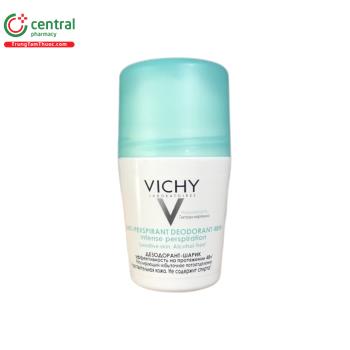 Lăn khử mùi Vichy Anti-perspirant Deodorant 48h Intense perspiration