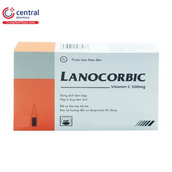 Lanocorbic 500mg (tiêm)