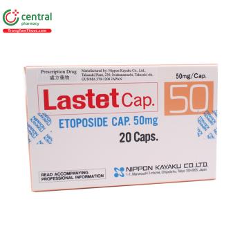 Thuốc Lastet Cap 50 điều trị ung thư tinh hoàn, ung thư buồng trứng