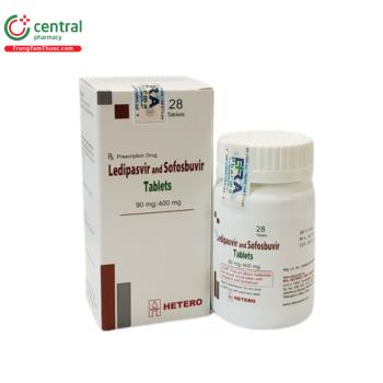 Ledipasvir and Sofosbuvir 90mg/400mg Hetero