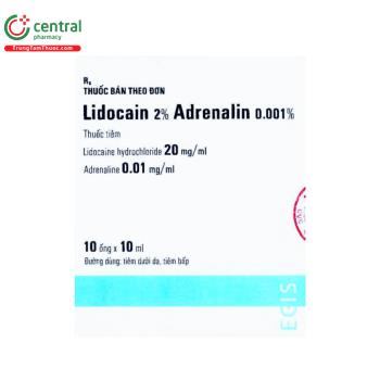 Lidocain 2% Adrenalin 0.001% Egis