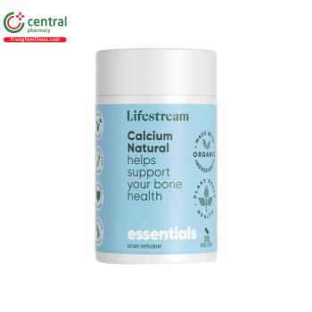 Lifestream Calcium Natural 120 Vege Caps