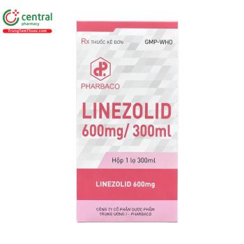 Linezolid 600 mg/300ml Pharbaco