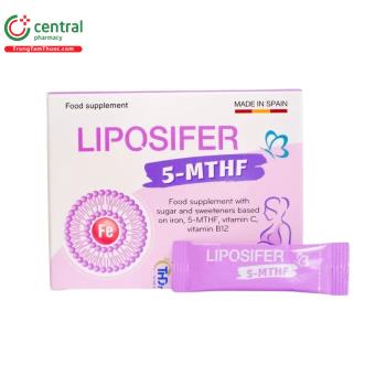 Thuốc Liposifer 5-MTHF hỗ trợ bổ sung sắt và acid folic cho bà bầu