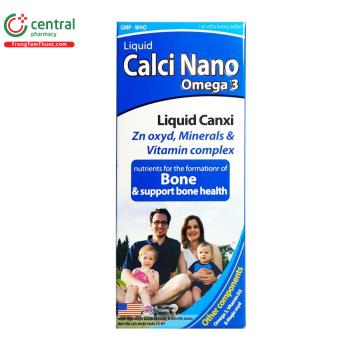 Liquid Calci Nano Omega 3 (Lọ 100 Viên)
