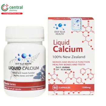 Thuốc Liquid Calcium Deep Blue Health tăng cường sức khoẻ xương khớp