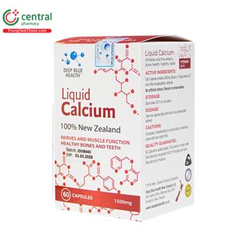 Thuốc Liquid Calcium Deep Blue Health tăng cường sức khoẻ xương khớp