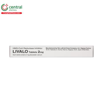 Thuốc Livalo Tablets 2mg - Điều trị tình trạng tăng lipid máu nguyên phát