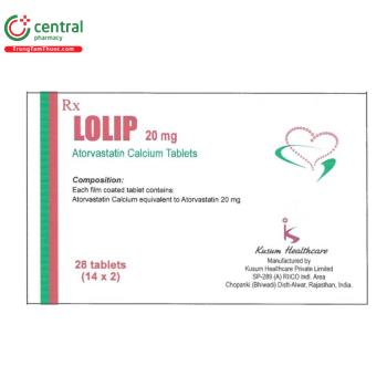 Lolip Tablets 20mg