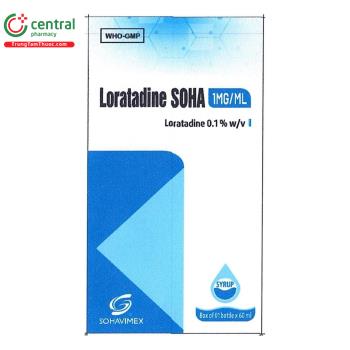 Loratadine Soha 1mg/ml