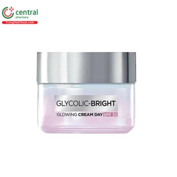 Kem dưỡng da ban ngày L'Oréal Glycolic-Bright Glowing Cream Day