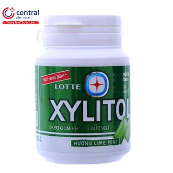 Lotte Xylitol Hương Lime Mint 58g