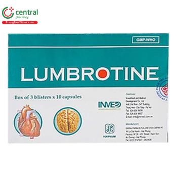 Lumbrotine (3 vỉ x 10 viên) 