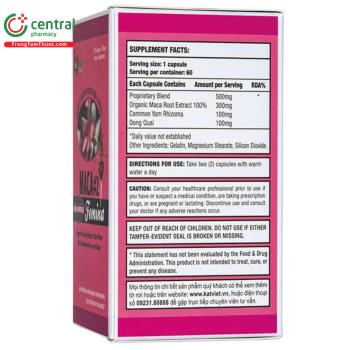 Thuốc Maca 2 Femina Giúp Bổ sung dưỡng chất tăng cường nội tiết tố nữ