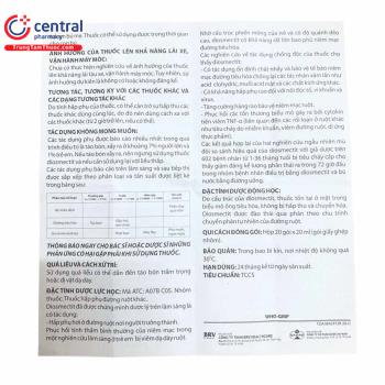 [CHÍNH HÃNG] Thuốc Macfor 3000mg - điều trị tiêu chảy cấp và mạn tính