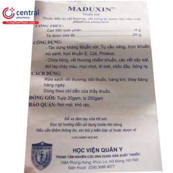 [CHÍNH HÃNG] Thuốc Maduxin giúp tái tạo mô, làm liền vết thương bỏng