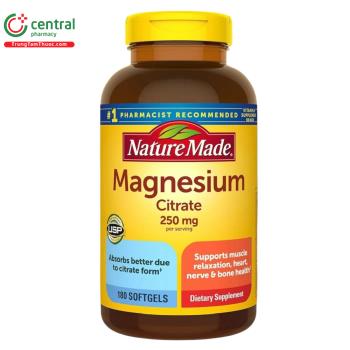 Magnesium Citrate 250mg Nature Made 