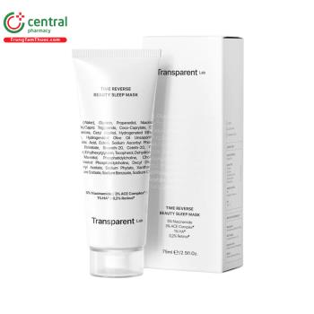 Mặt nạ ngủ Transparent Lab Time Reverse Beauty Sleep Mask 75ml
