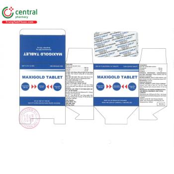 Thuốc Maxigold Tablet giảm đau cấp tính như đau đầu, đau lưng
