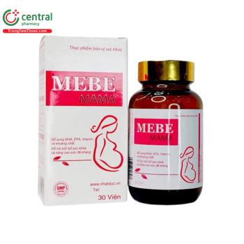 Mebe Mama hỗ trợ bồi bổ sức khỏe, thúc đẩy sức đề kháng khi mang thai