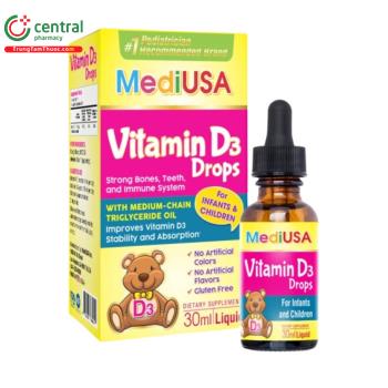 MediUSA Vitamin D3 Drops