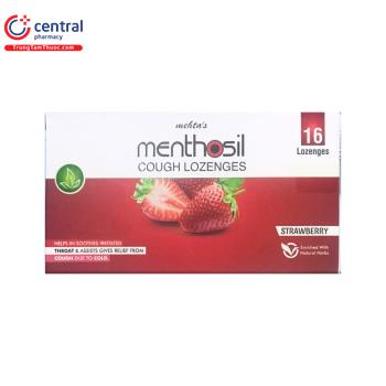 Mehta’s Menthosil Cough Lozenges (Strawberry)