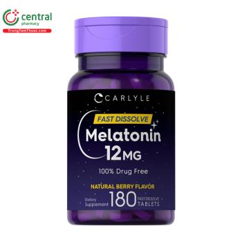 Melatonin 12mg Carlyle 180 viên