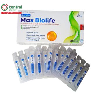 Men sống Max Biolife giảm triệu chứng rối loạn tiêu hoá do loạn khuẩn