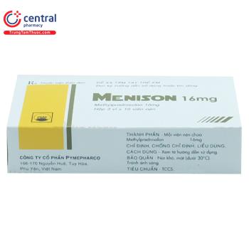 [CHÍNH HÃNG] Thuốc Menison 16mg điều trị viêm khớp dạng thấp
